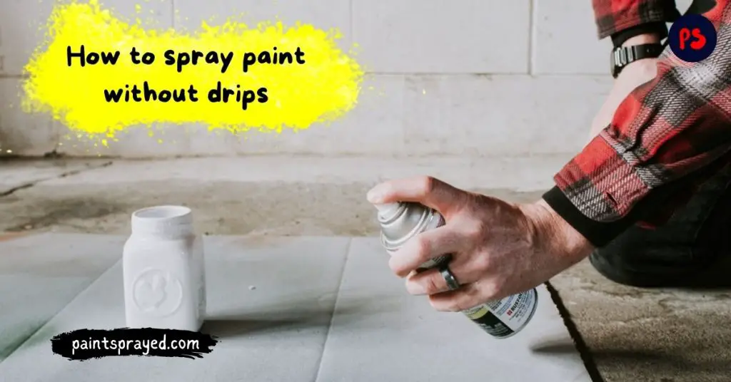 fixing spray paint drips