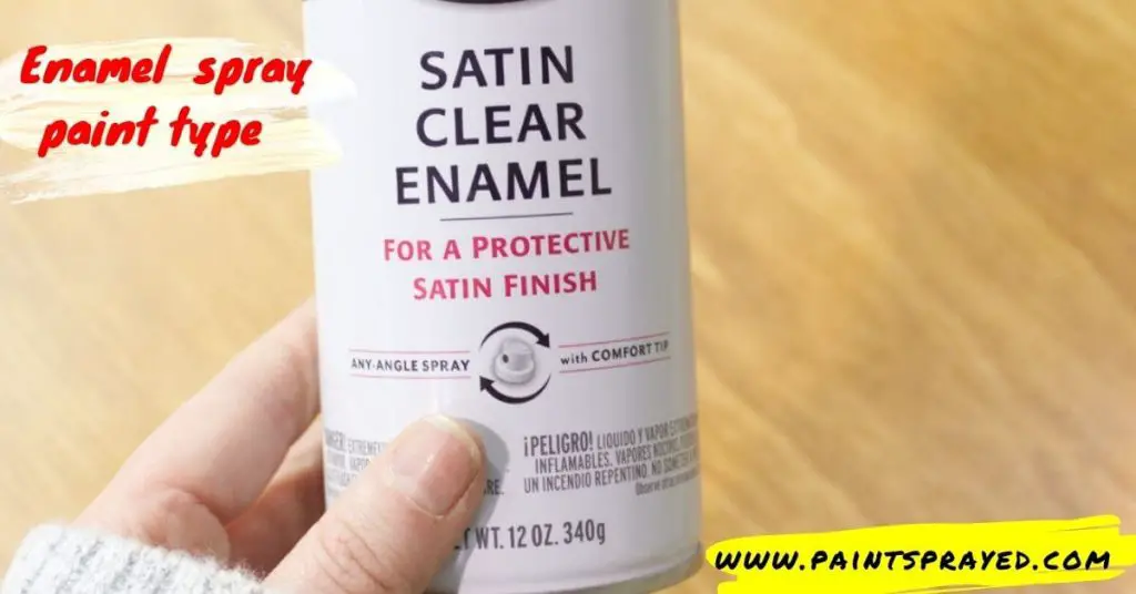 Spray paint enamel type
