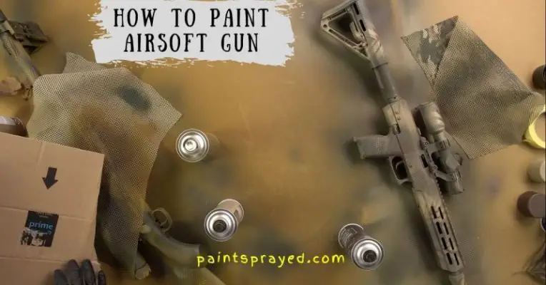 Preparation of paint for airsoft gun