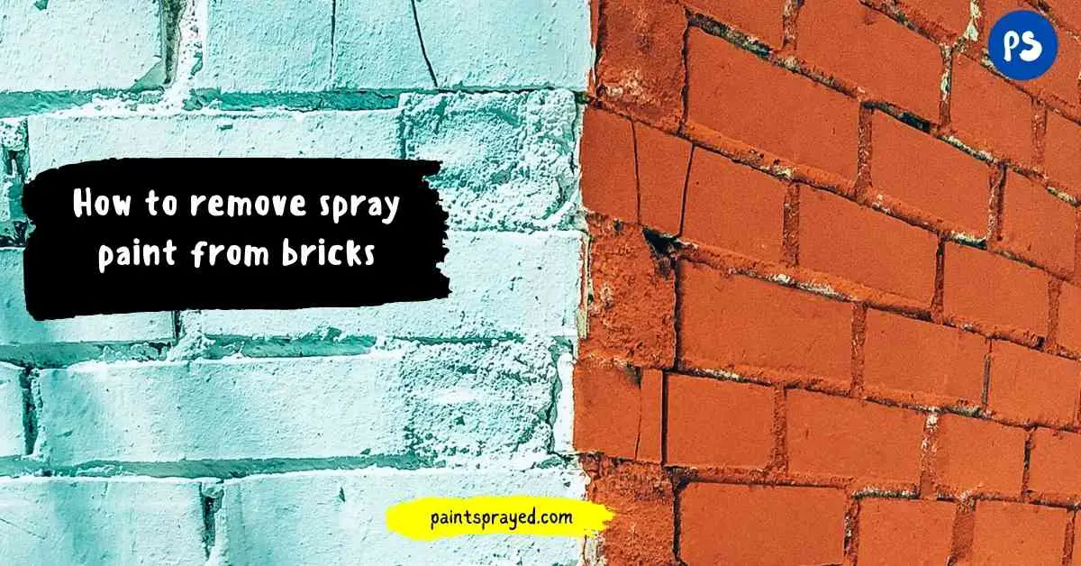 How to remove spray paint from bricks