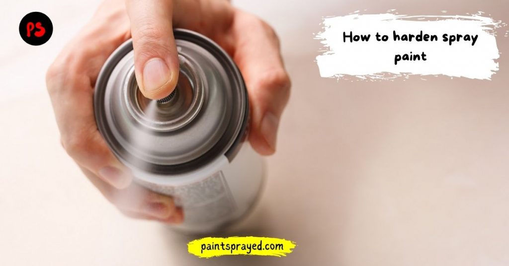 Methods to dry faster spray paints