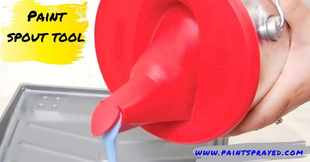 paint spout for painters