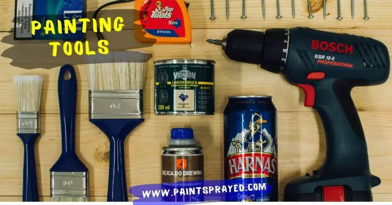 painting tools for paint work