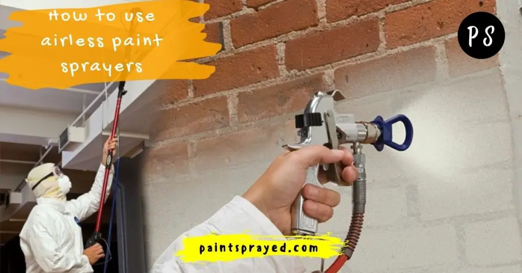  Coating with airless paint sprayer 