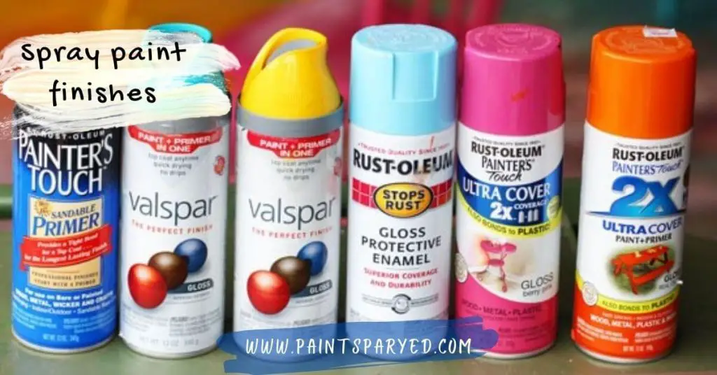 Spray paint types