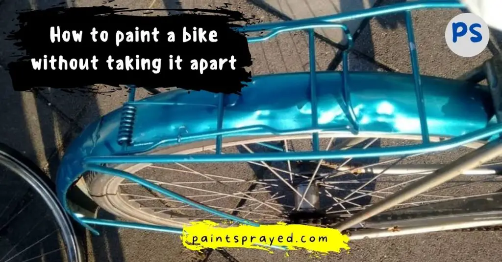 painting the bike without taking it apart