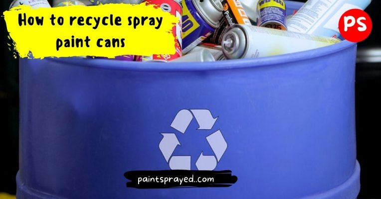 recycling spray paint cans