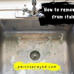 How to remove spray paint from stainless steel