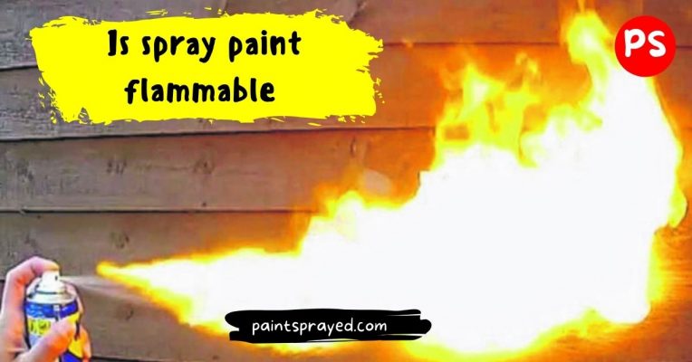 Is spray paint flammable when dry
