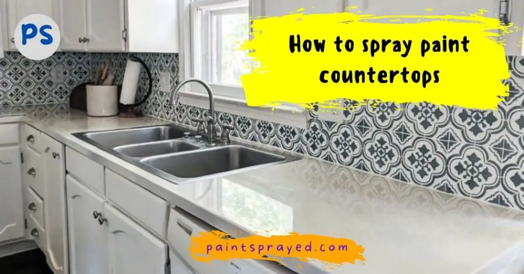 spray painting countertops