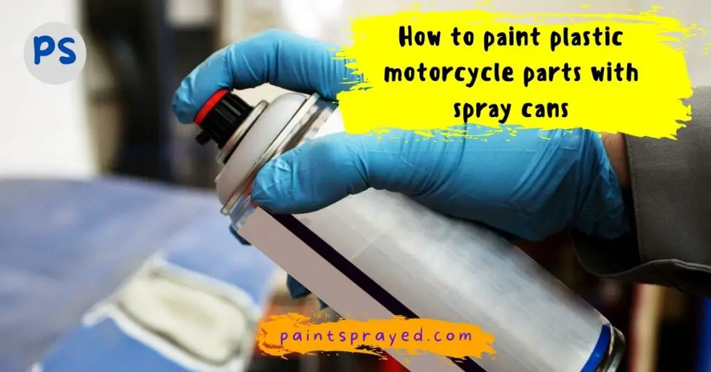 spray painting motorcycle parts