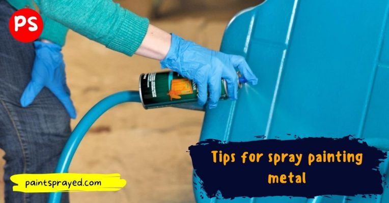 methods for spray painting on metal surface