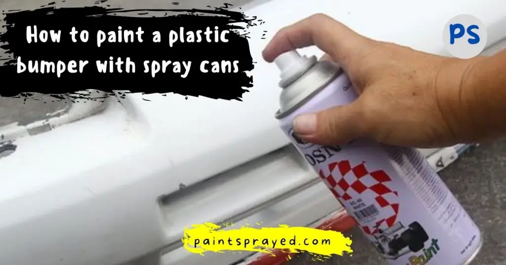 bumper painting with spray cans