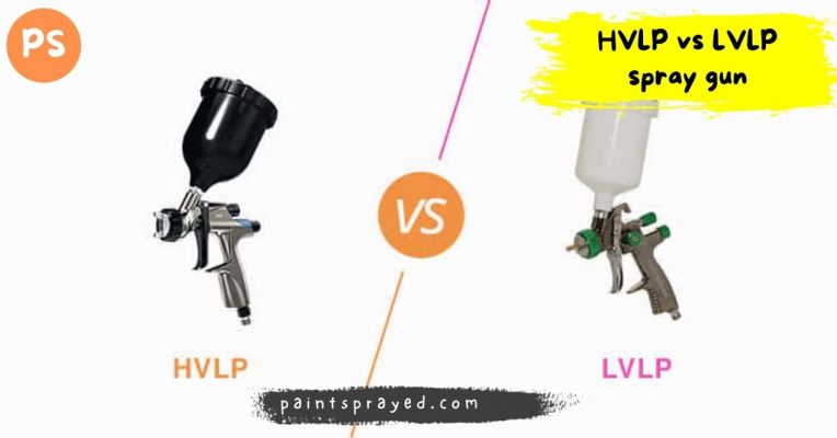 Comparison of HVLP and LVLP spray gun