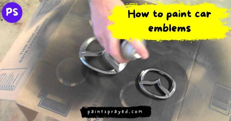 How to paint car emblems