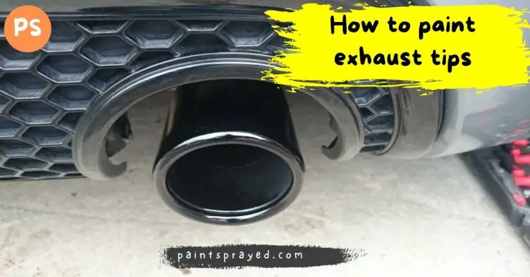 paint exhaust tip