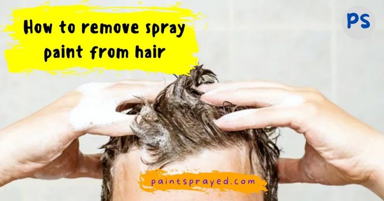 removing paint from hairs