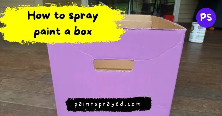 spray painting box