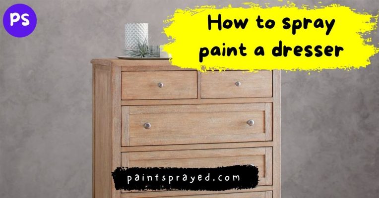 spray paint dresser