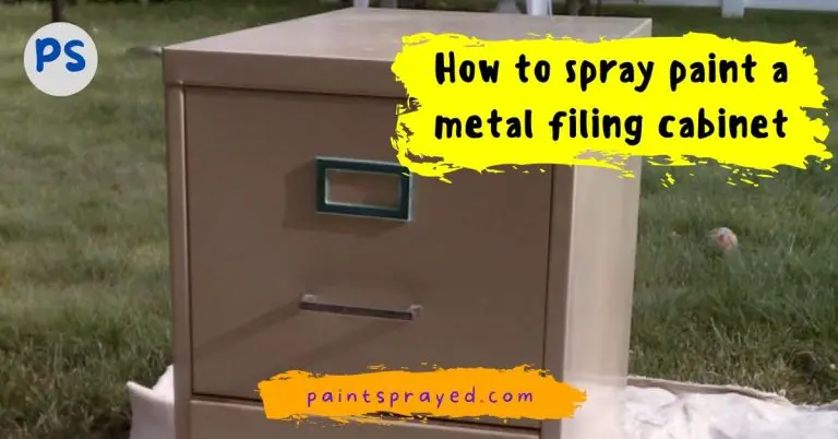 how-to-spray-paint-a-metal-filing-cabinet-paint-sprayed