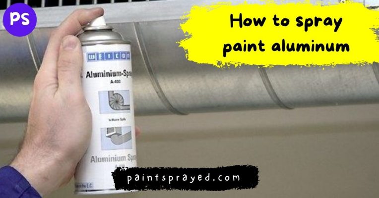 spray paint aluminum