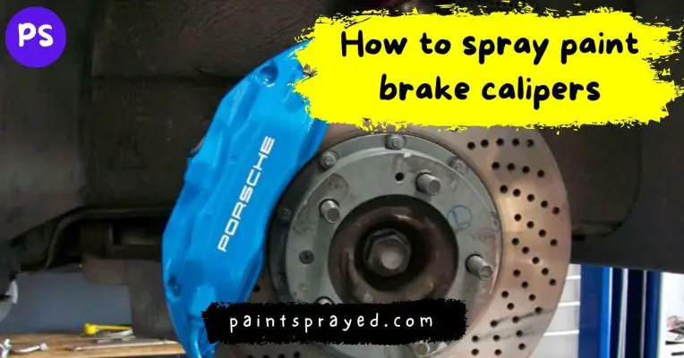 spray paint brake calipers