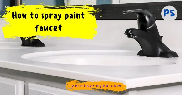 spray painting faucets