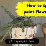 How to spray paint flower pot