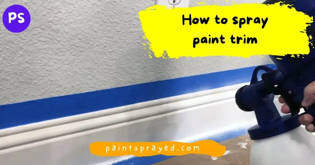 how to spray paint car window trim