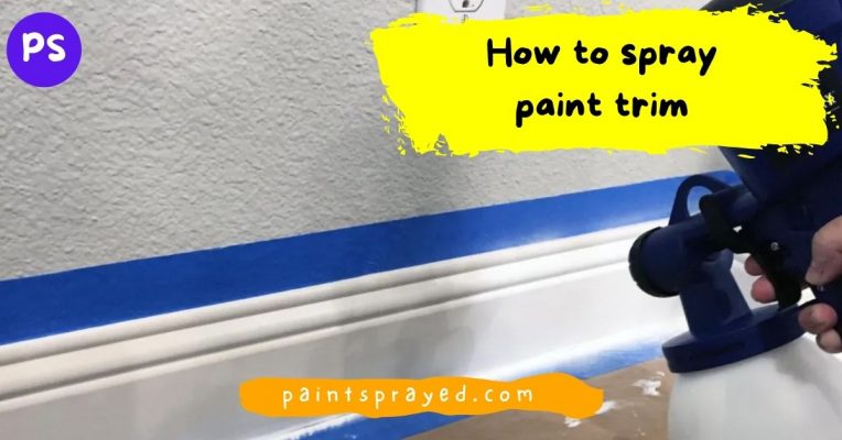 spray paint trims
