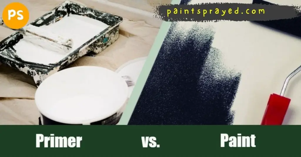 Paint vs Primer difference and functions Paint sprayed