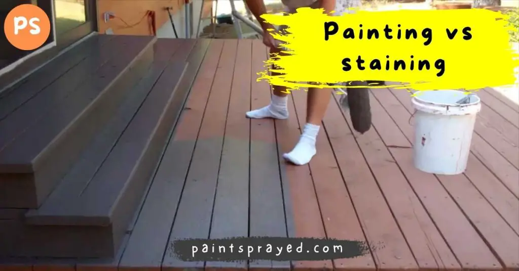 painting and staining difference