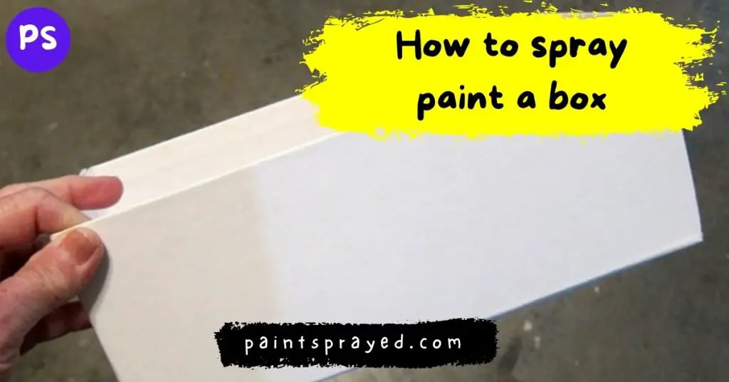 spray painting box