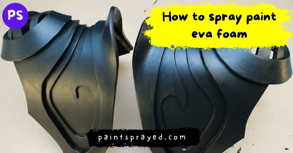 spray painting eva foam helmet