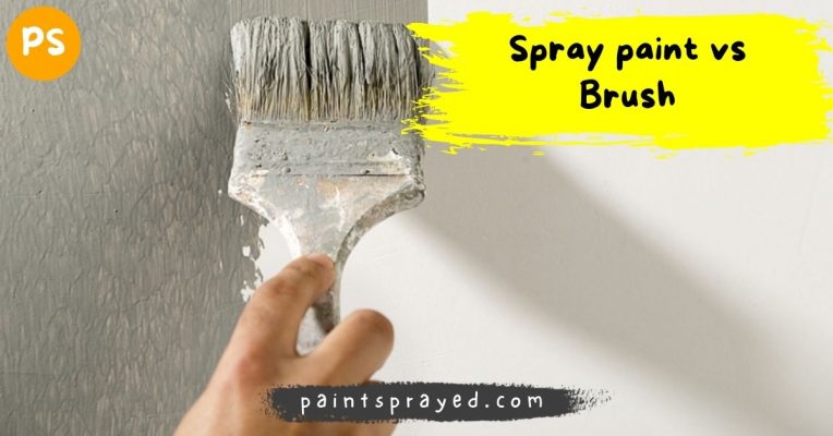 spray paint vs brush painting