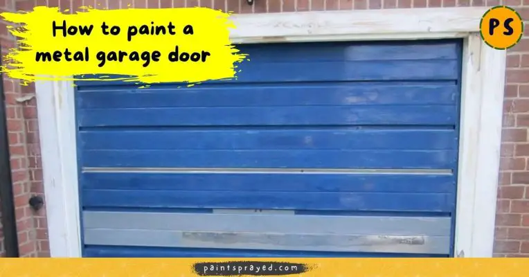 painting metal garage door
