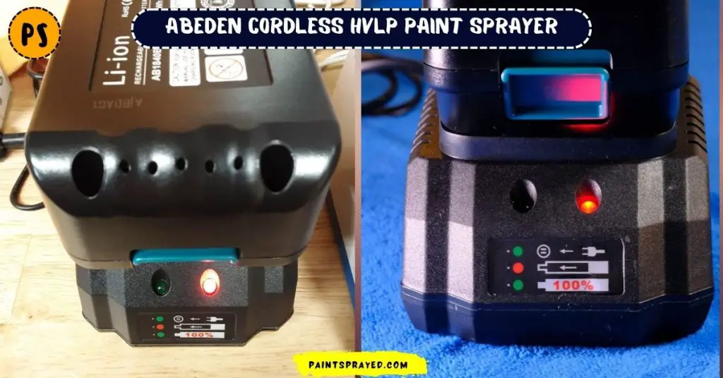 Abeden cordless paint sprayer battery