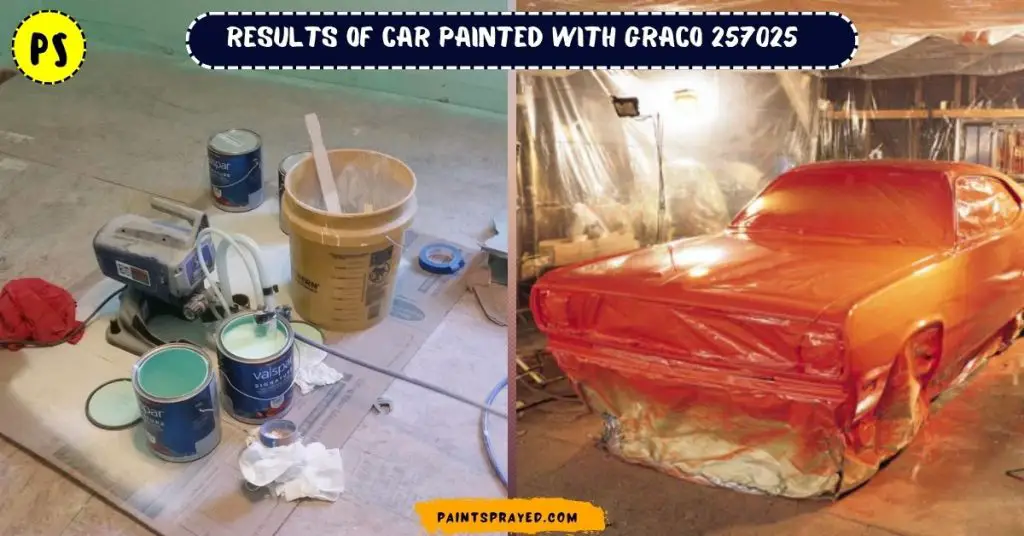 result of car painted with Graco Magnum 257025 