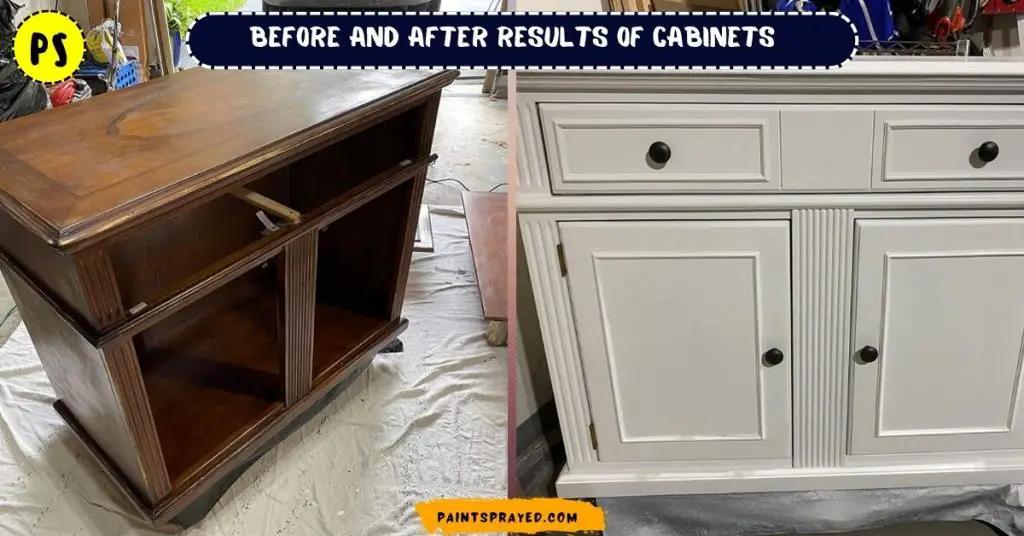 before and after results of cabinets