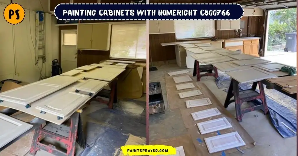 painting cabinets with HomeRight C800766 