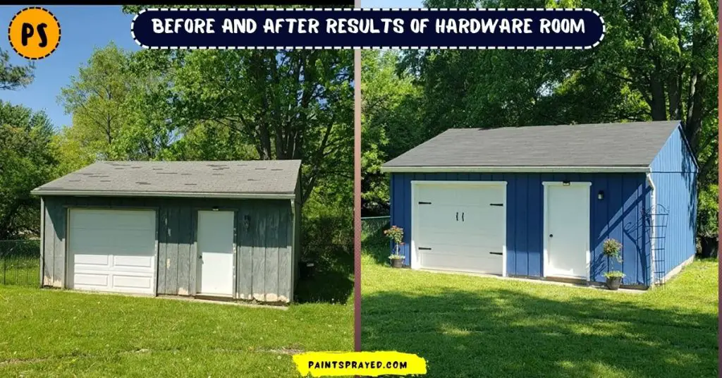before and after results of hardware room