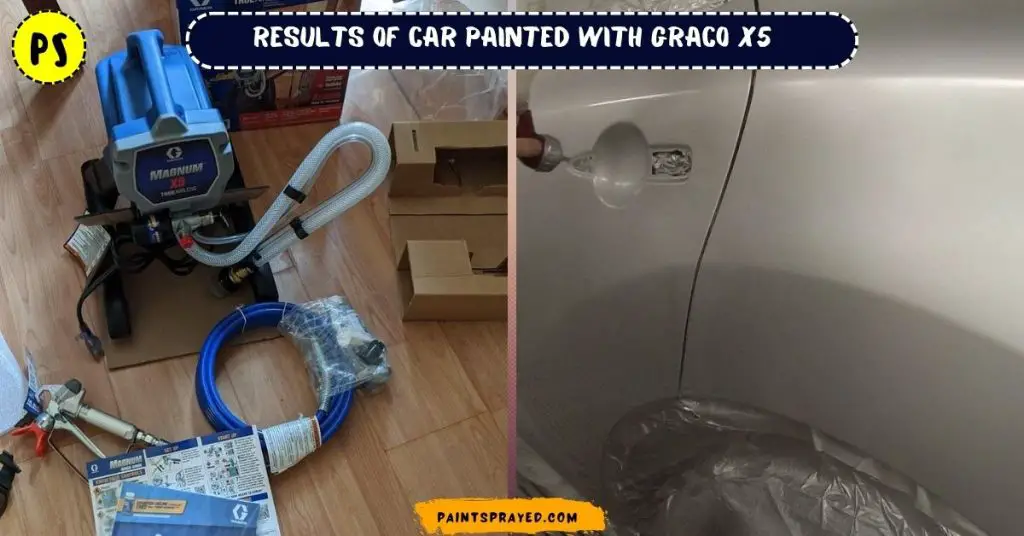 painting car with Graco Magnum X5