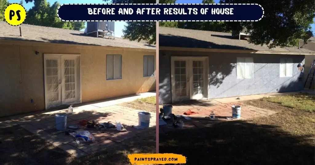 before and after result of house 