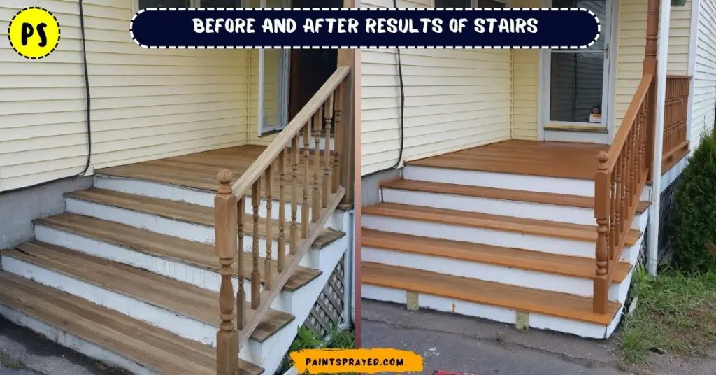 before and after result of stairs 
