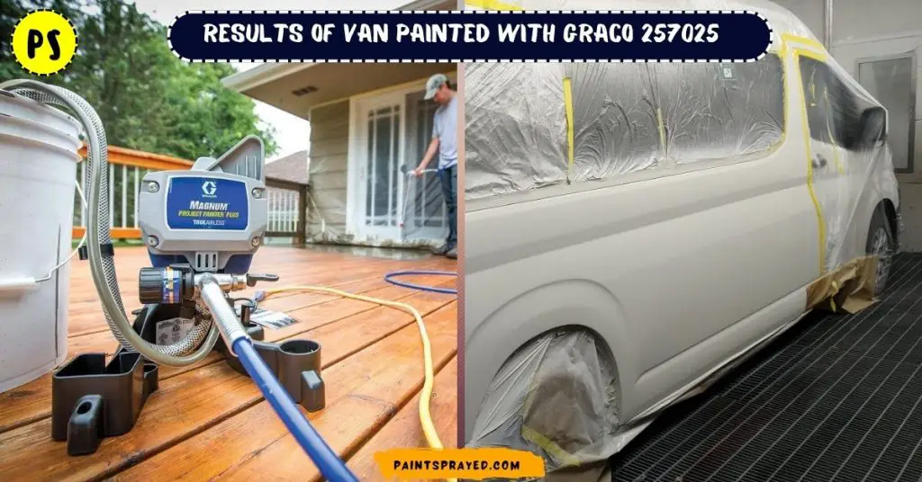 results of van painted with Graco Magnum 257025