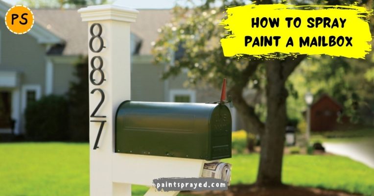 How to spray paint a mailbox