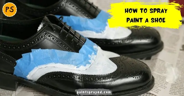 how-to-spray-paint-a-shoe-paint-sprayed