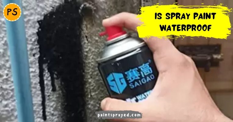 Spray paint waterproof