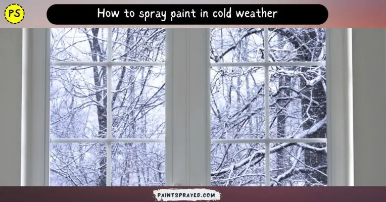 spray paint in cold weather