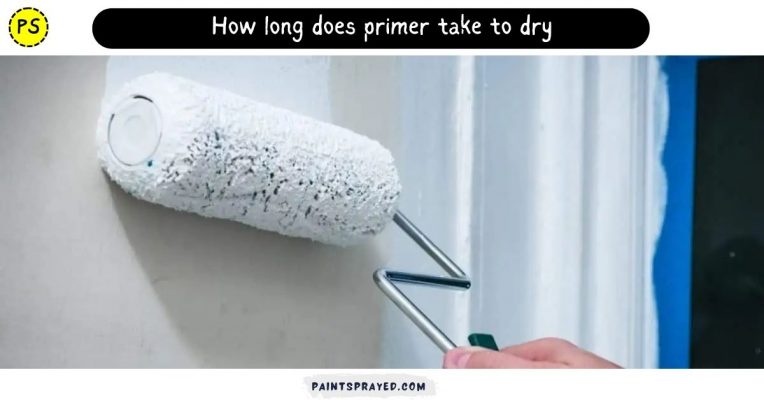 How long does primer take to dry - Paint sprayed